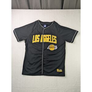 Ultra Game Los Angeles Lakers NBA Basketball Baseball Jersey Size Large
